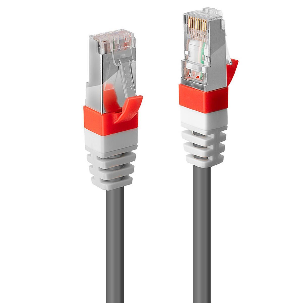 Cable de Red Rígido UTP Categoría 6 LINDY Gris 1 m (1 unidad)