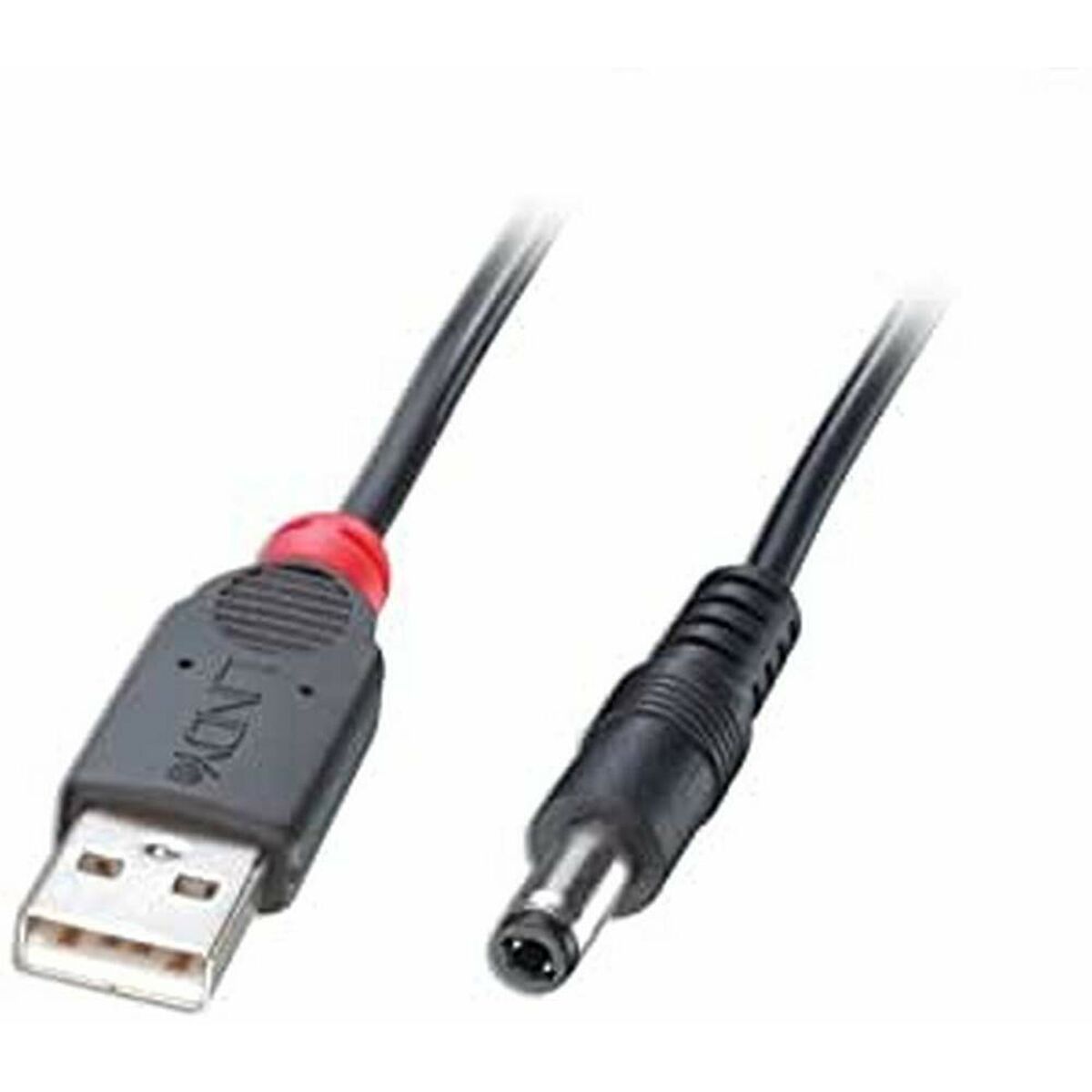 Cable USB DC LINDY Negro 1,5 m (1 unidad)