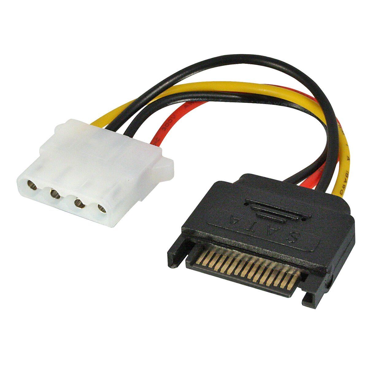 Cable de Alimentación SATA LINDY 1,5 cm Negro Multicolor