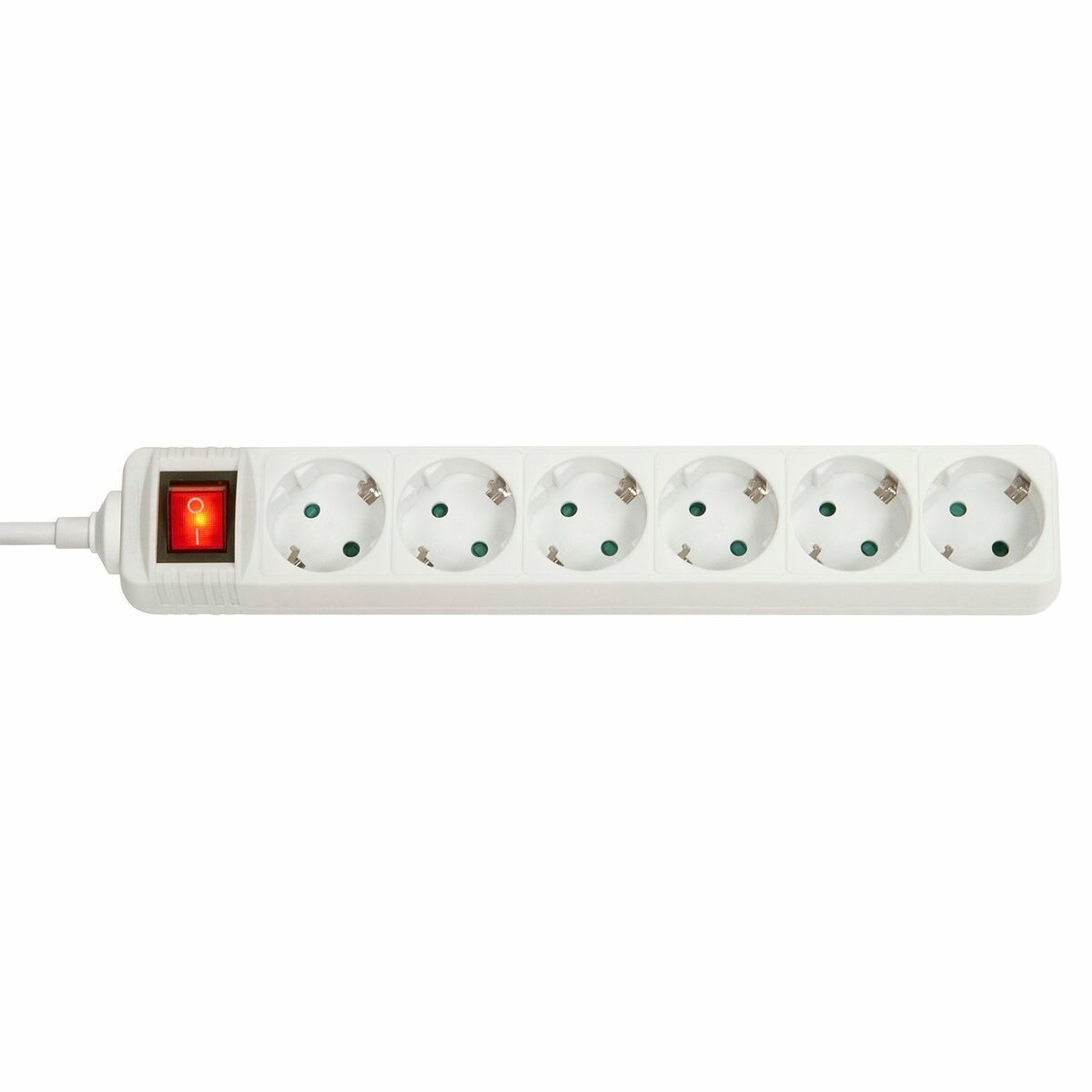 Regleta Enchufes 6 Tomas con Interruptor LINDY Blanco 3500 W 1,4 m