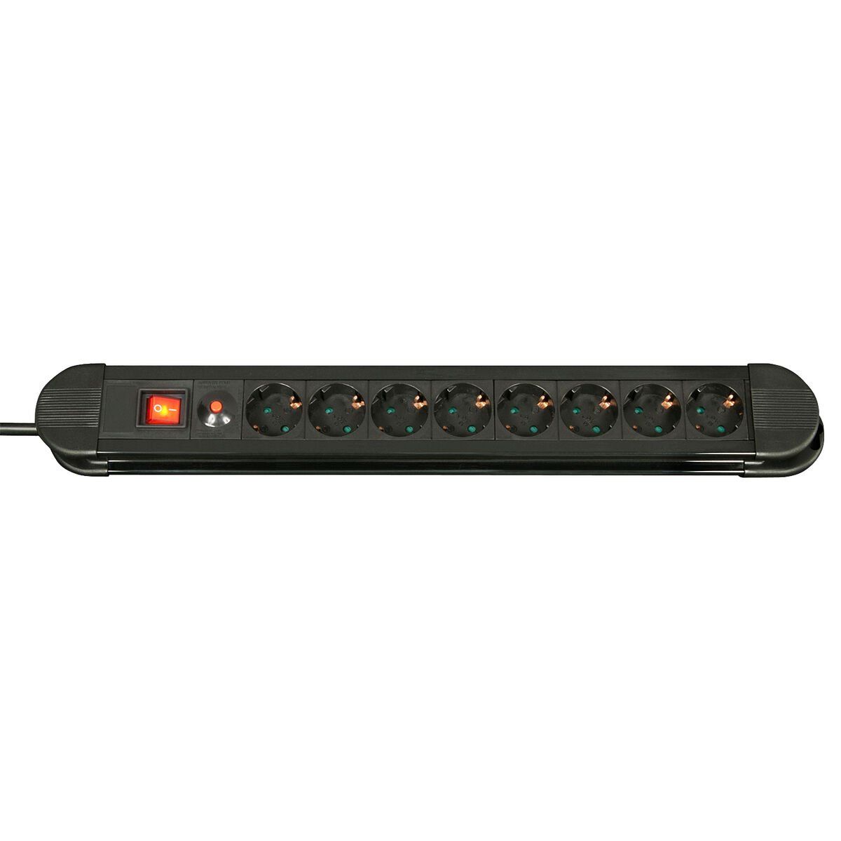 Regleta Enchufes 8 Tomas con Interruptor LINDY Negro 3500 W 1,4 m