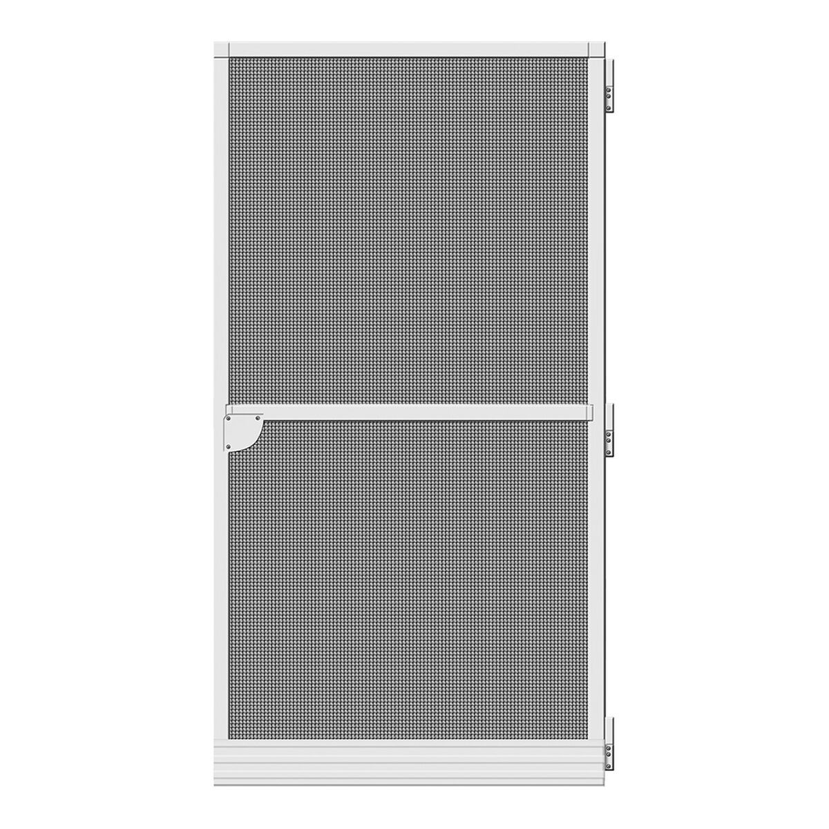 Mosquitera Schellenberg Puerta Fibra de Vidrio Aluminio Blanco (100 x 210 cm)