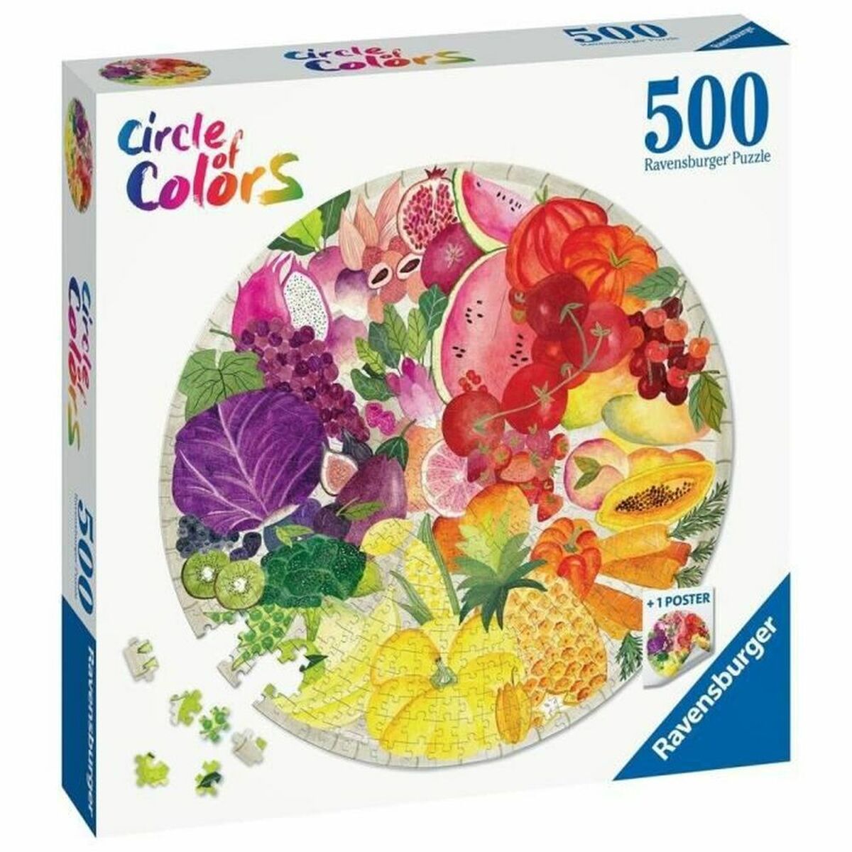 Puzzle Ravensburger Iceland: Kirkjuffellsfoss (500 Piezas)