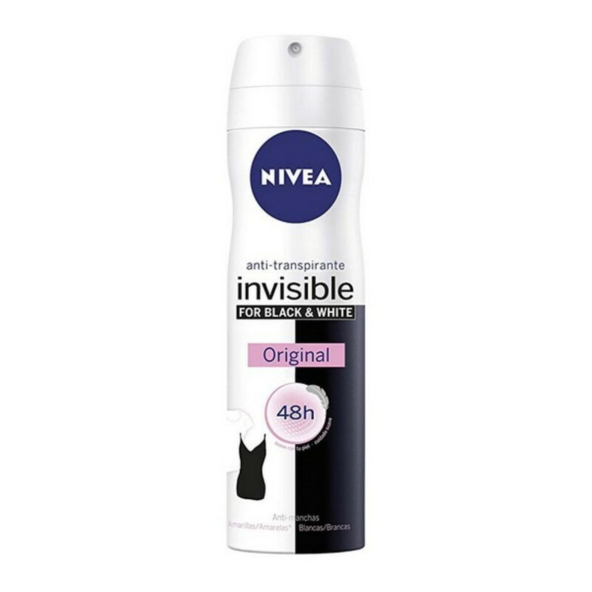 Desodorante en Spray Nivea Black White Invisible 200 ml