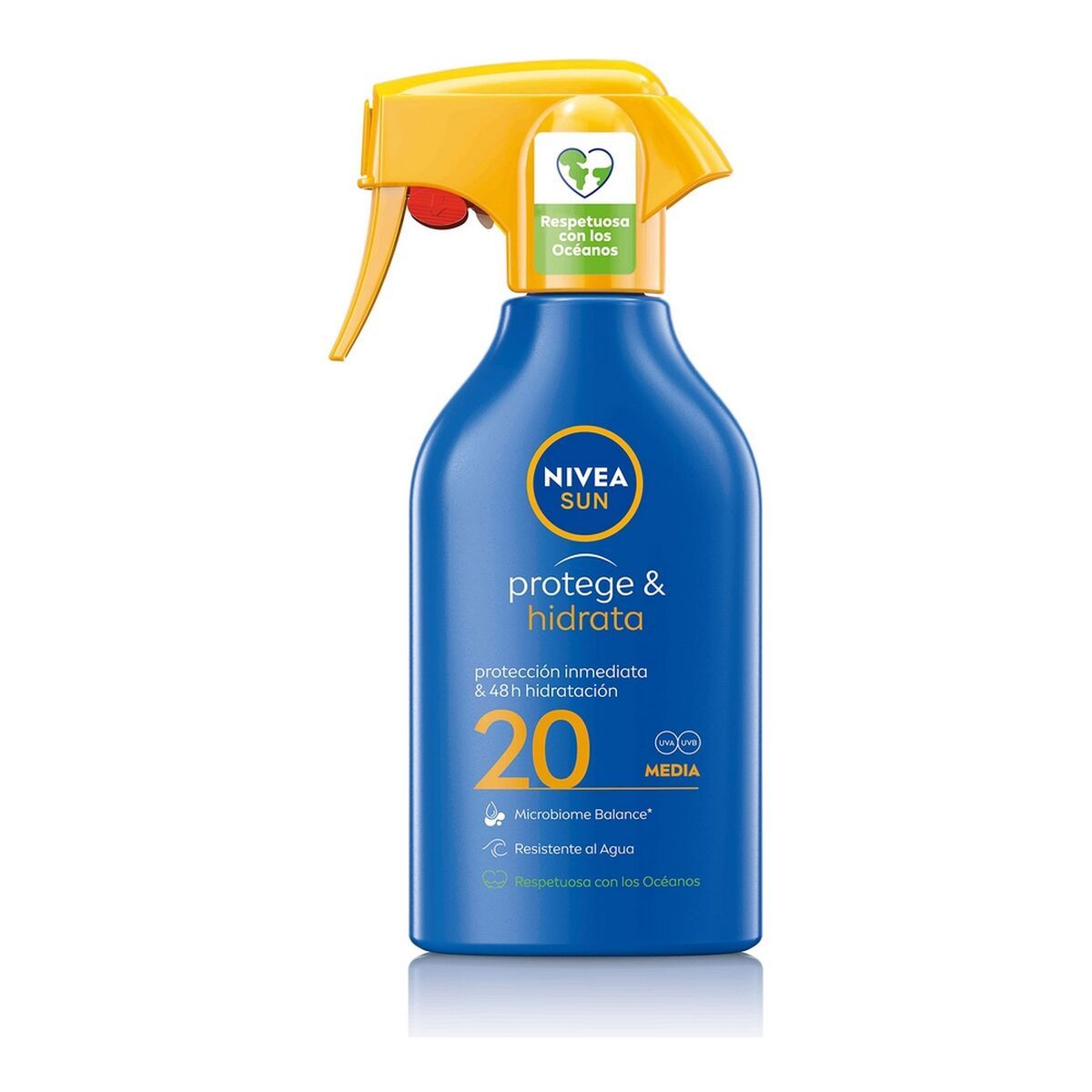 Spray Protector Solar Nivea Sun Hidrata Spf 20 270 ml Bronceador