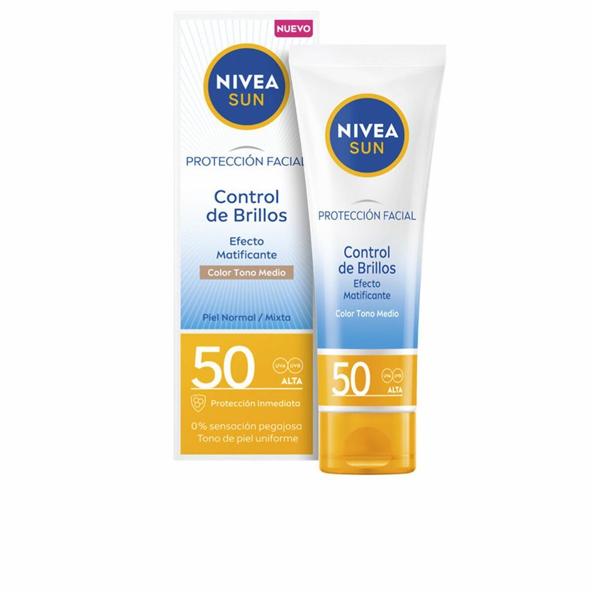 Protector Solar Nivea Sun Control Brillos Spf 50 40 ml