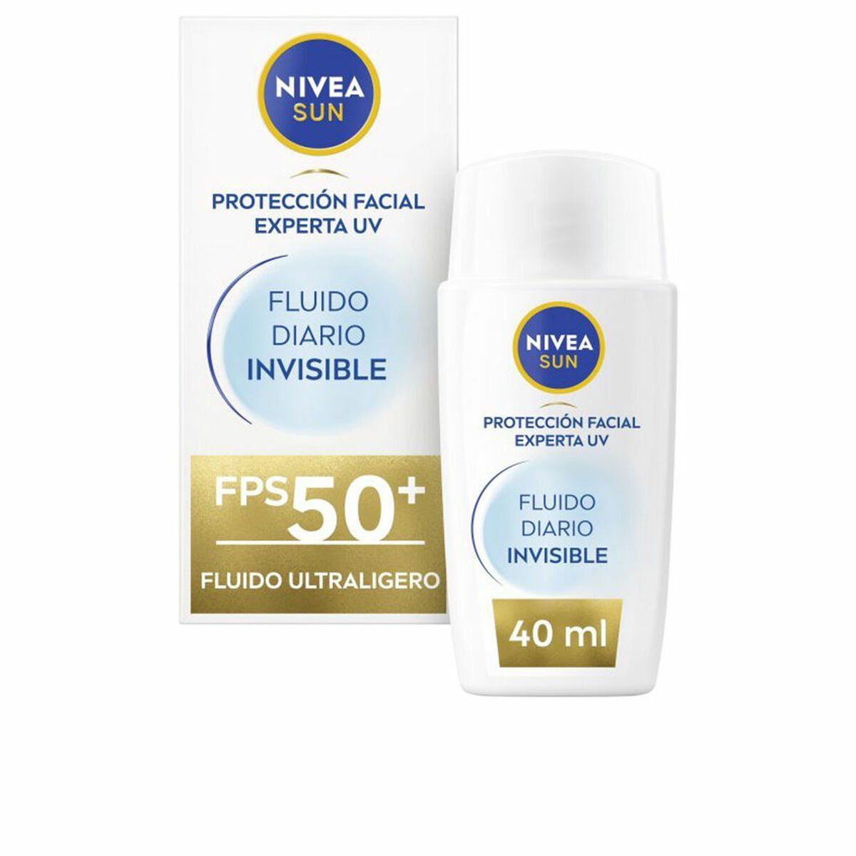 Protector Solar Fluido Nivea Sun Spf 50+ 40 ml Invisible