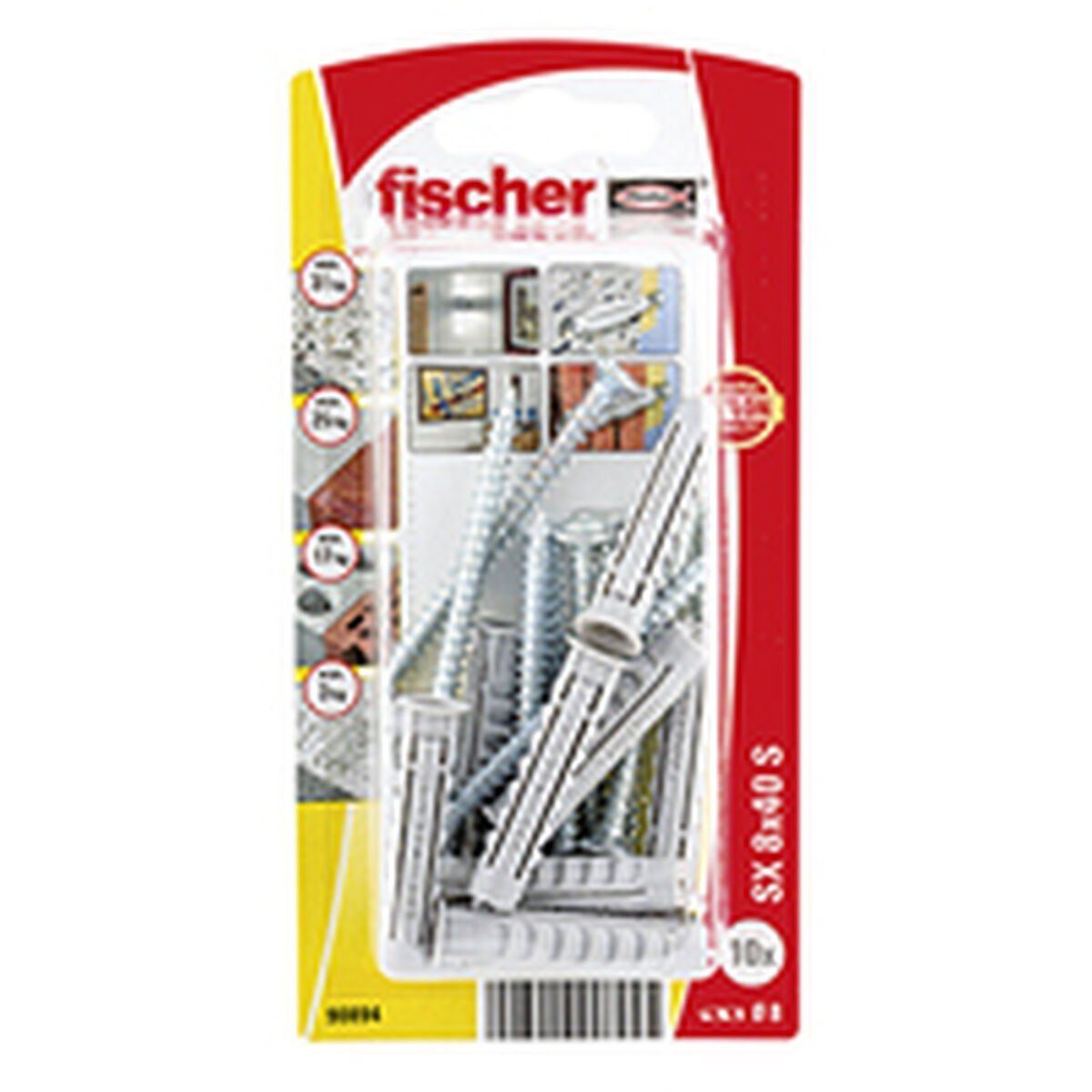Tacos y tornillos Fischer (10 Unidades)