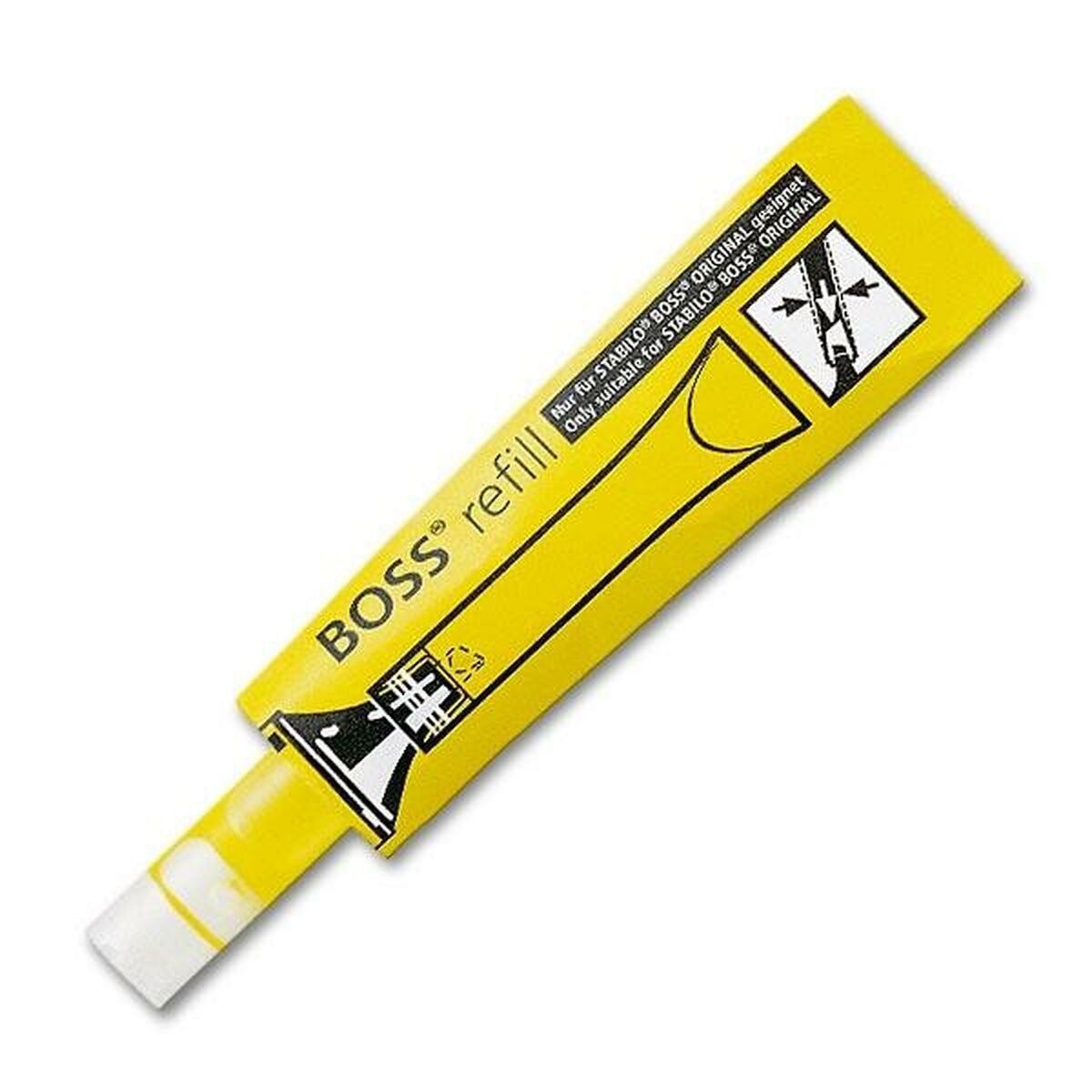 Subrayador Stabilo Boss Amarillo Marcador Fluorescente 20 Piezas