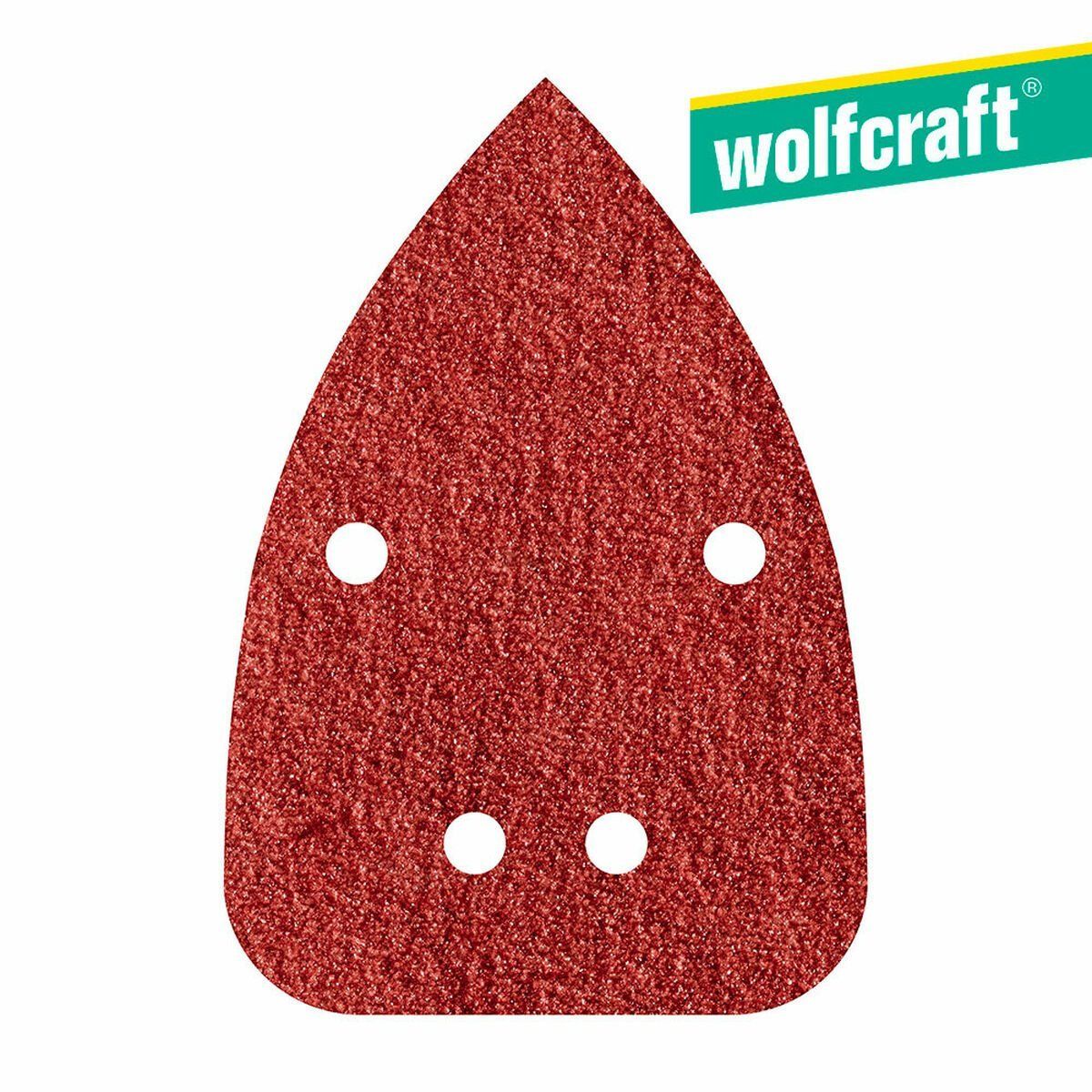 Papel de lija Wolfcraft 1764000 (10 Unidades)