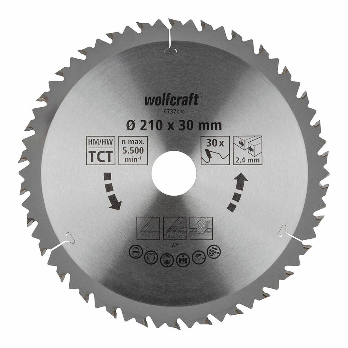 Disco de corte Wolfcraft 6737000