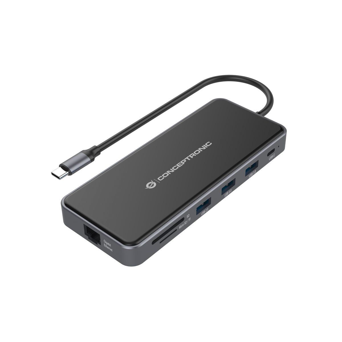 Hub USB Conceptronic DONN15G Negro 100 W (1 unidad)