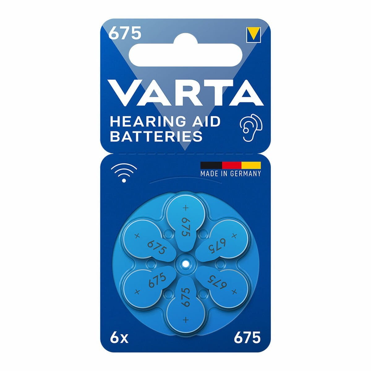 Pila para audífonos Varta Hearing Aid 675 PR44 6 Unidades