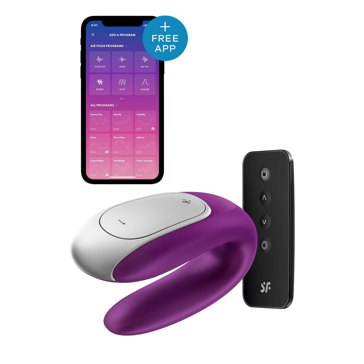Vibrador para Parejas Satisfyer Double Fun