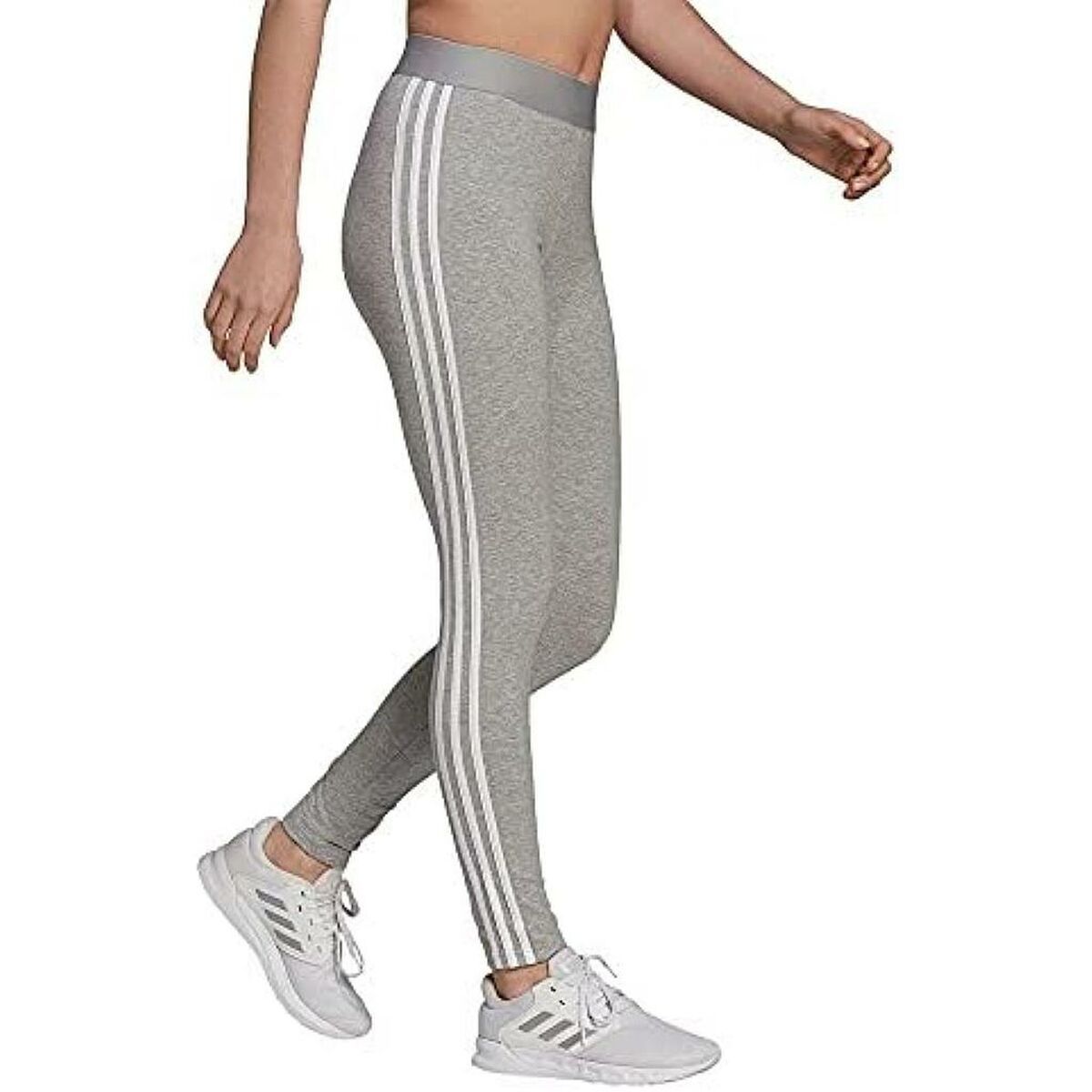 Mallas Deportivas de Mujer Adidas GV6017 Gris M