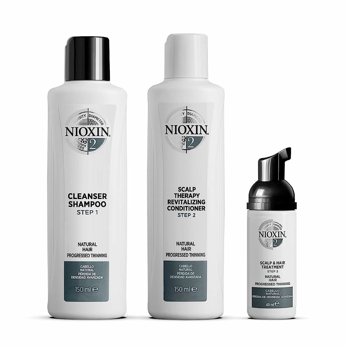 Set de Peluquería Nioxin System 2 3 Piezas