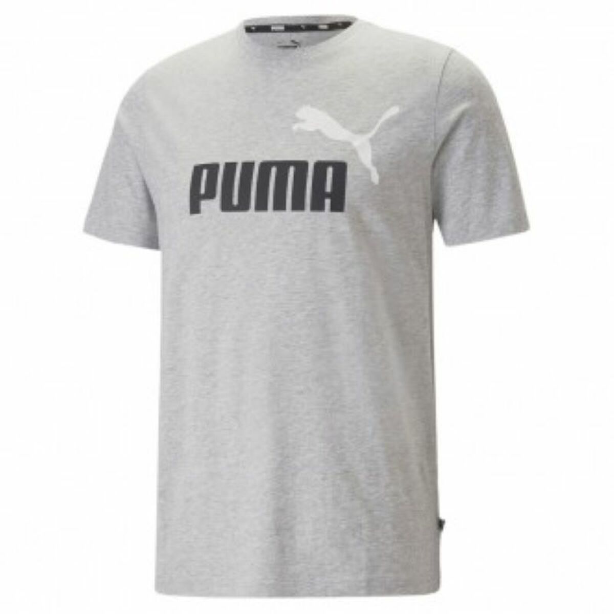 Camiseta Deportiva de Manga Corta Puma ESS 2 COL LOGO 586759 04 Gris
