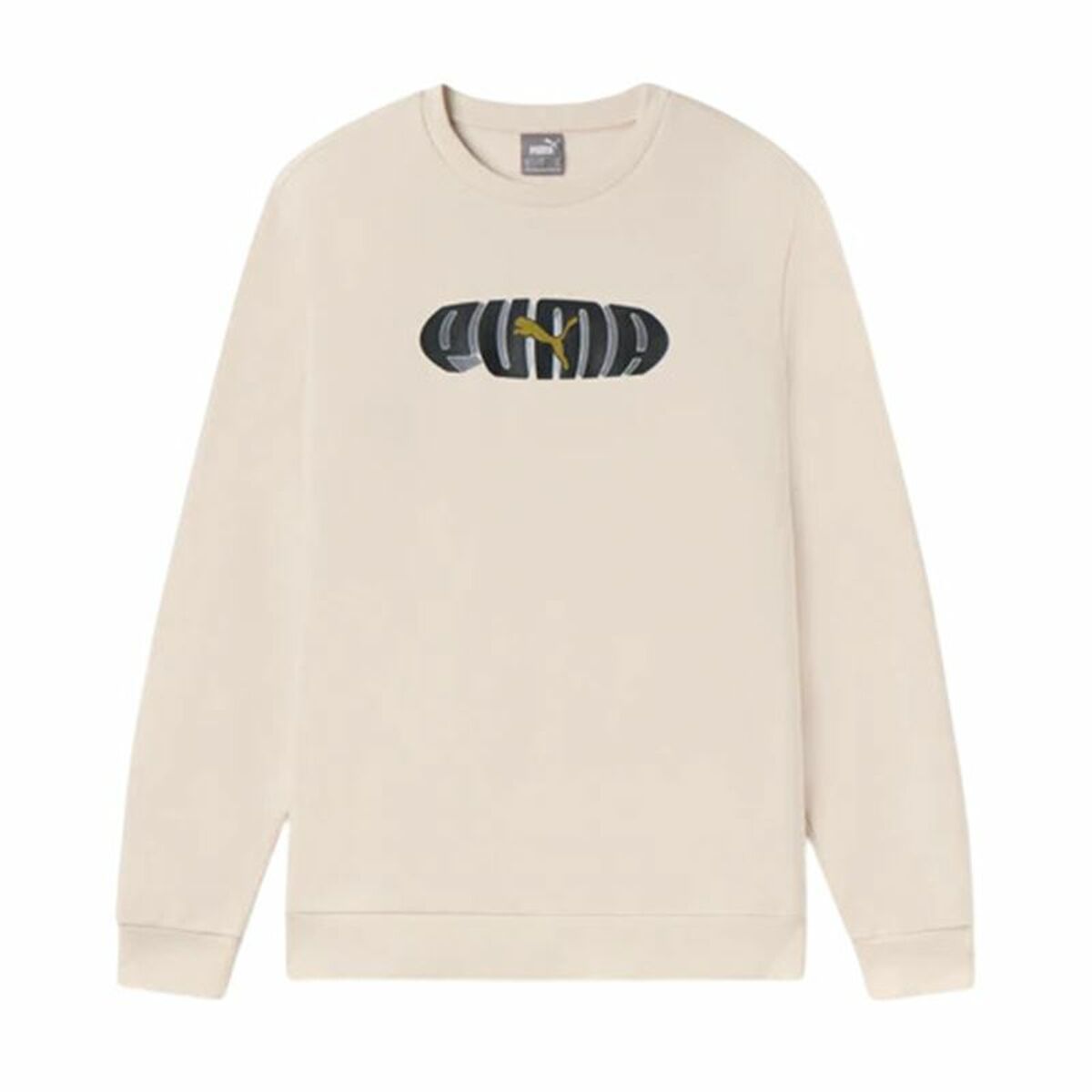 Sudadera sin Capucha Hombre Puma Essentials+ Graphic Crew Fl Hombre
