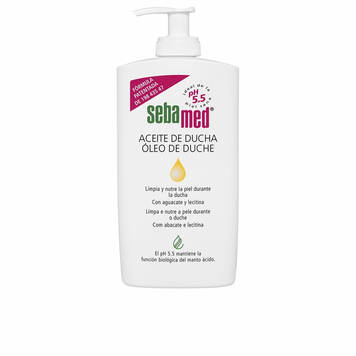 Aceite de Ducha Sebamed 500 ml Sin Jabón