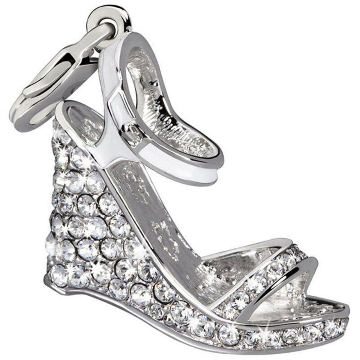 Charm Mujer Glamour (4 cm) Blanco 4 cm