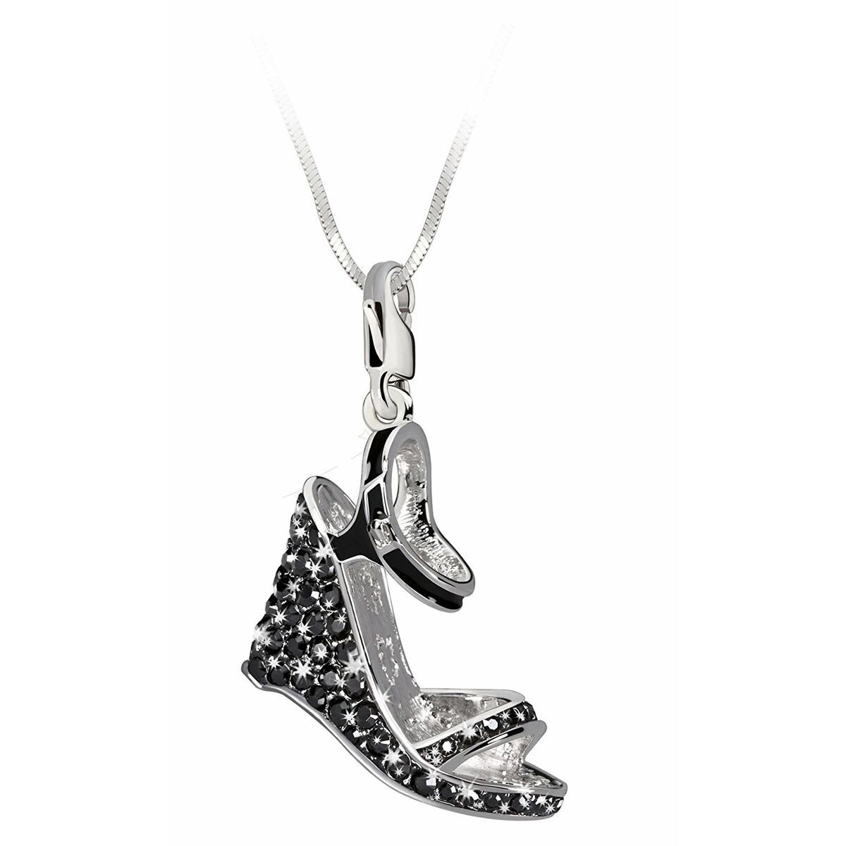 Charm Mujer Glamour (4 cm) Negro 4 cm