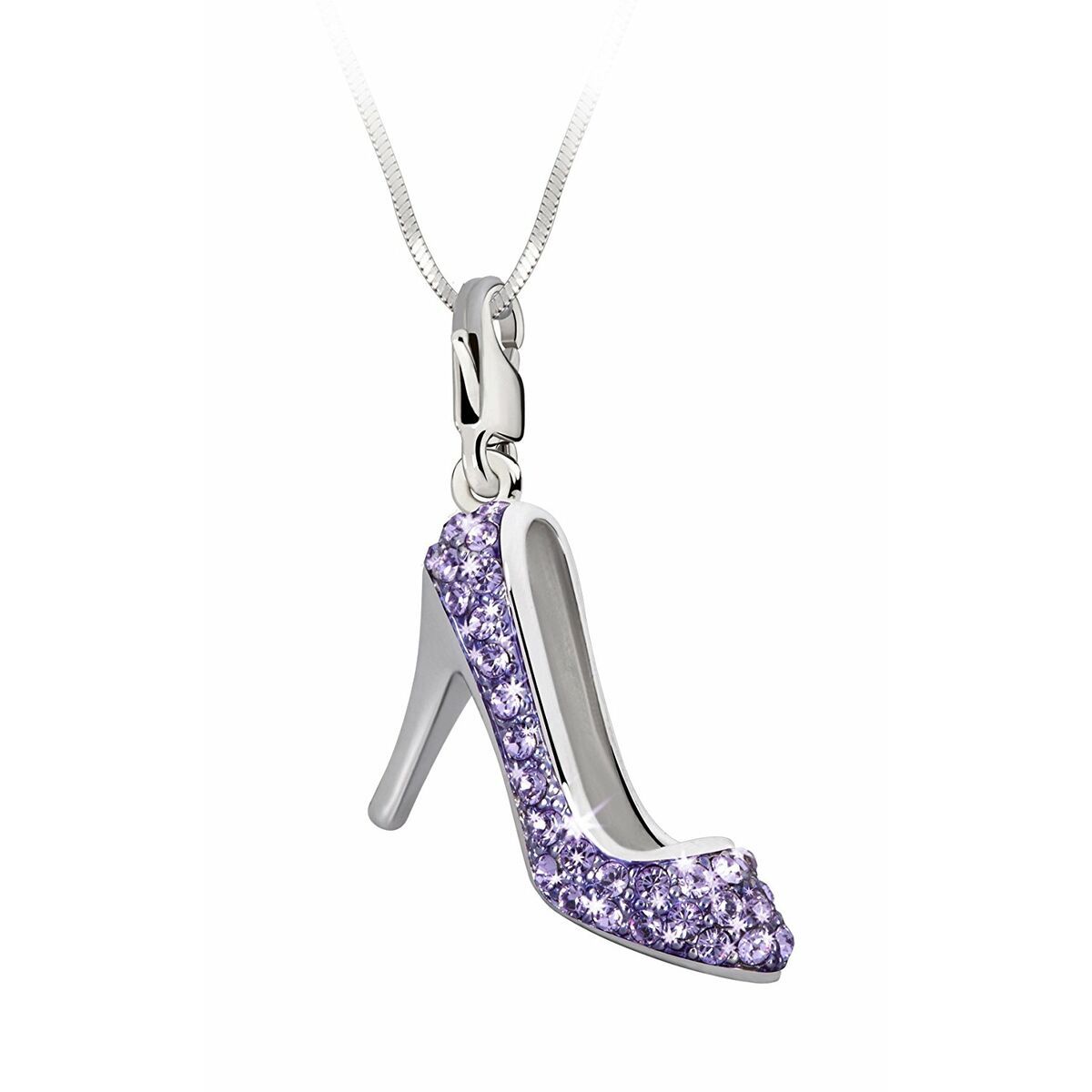 Charm Mujer Glamour (4 cm) Morado 4 cm