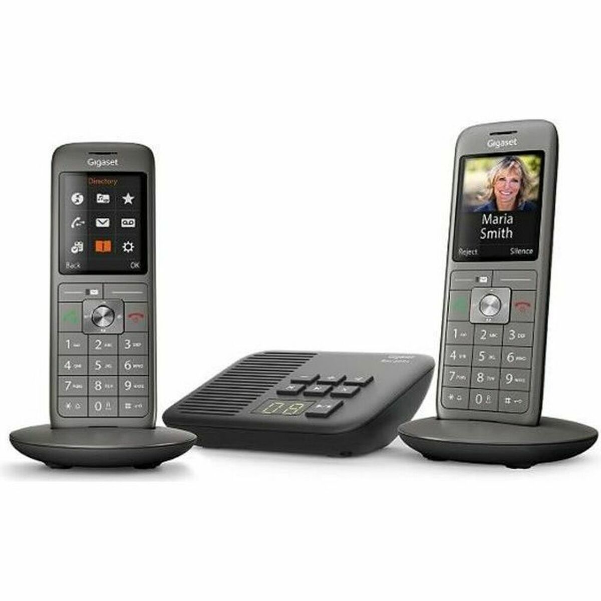 Teléfono Inalámbrico Gigaset CL660A Duo Gris Antracita