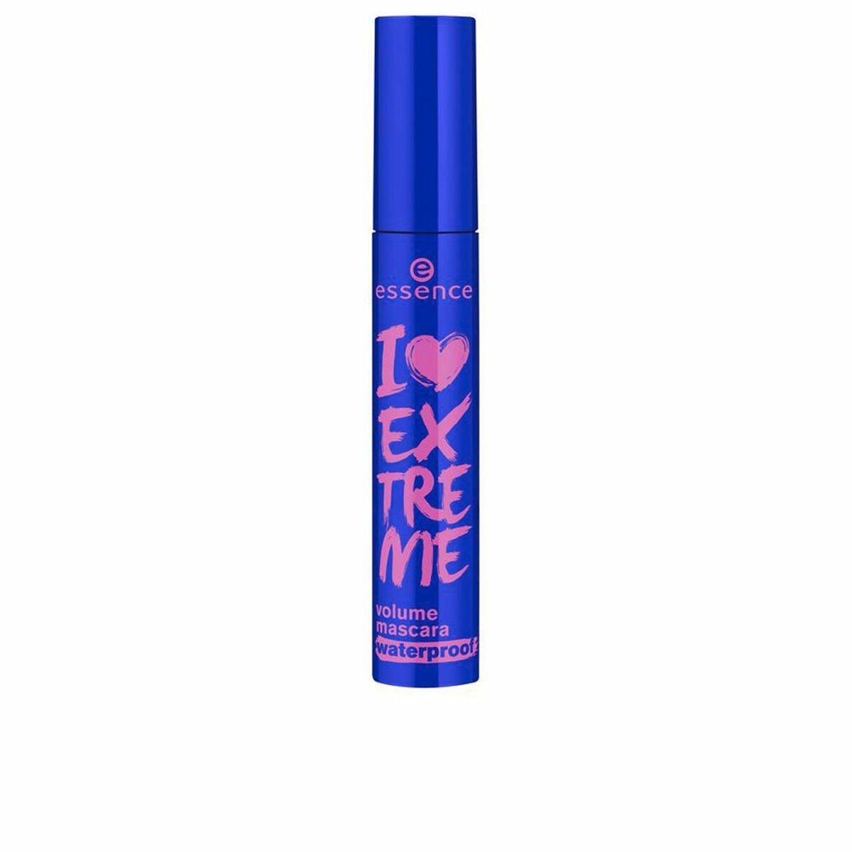 Máscara de Pestañas Efecto Volumen Essence I Love Extreme 12 ml Resistente al agua