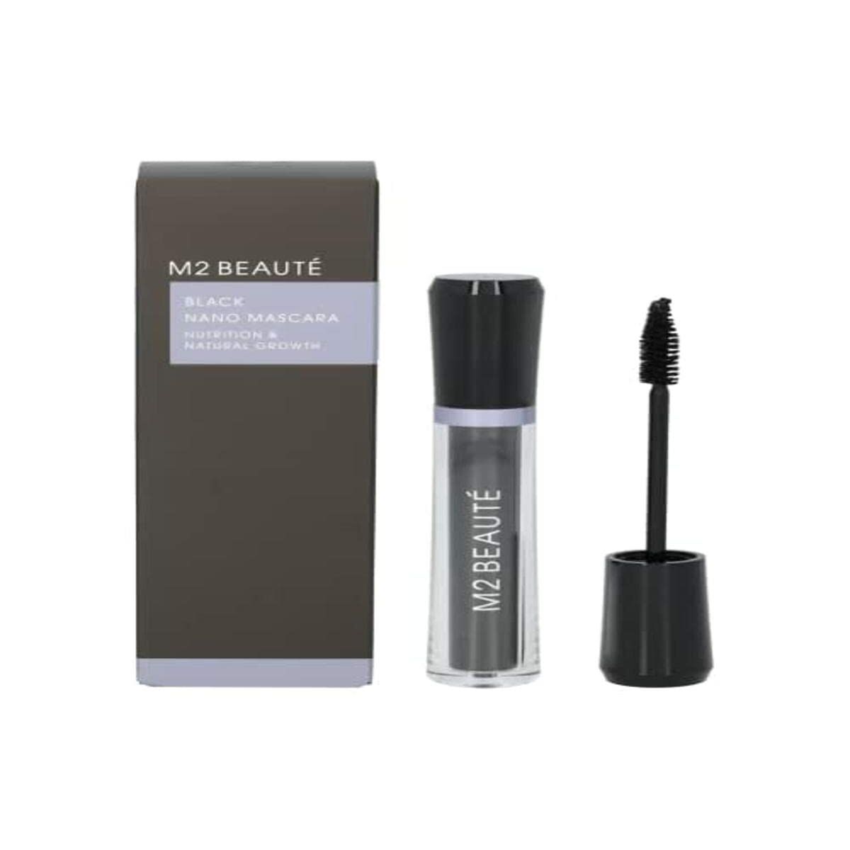 Máscara de Pestañas M2 Beauté Black Nano Negro 6 ml Nutritivo