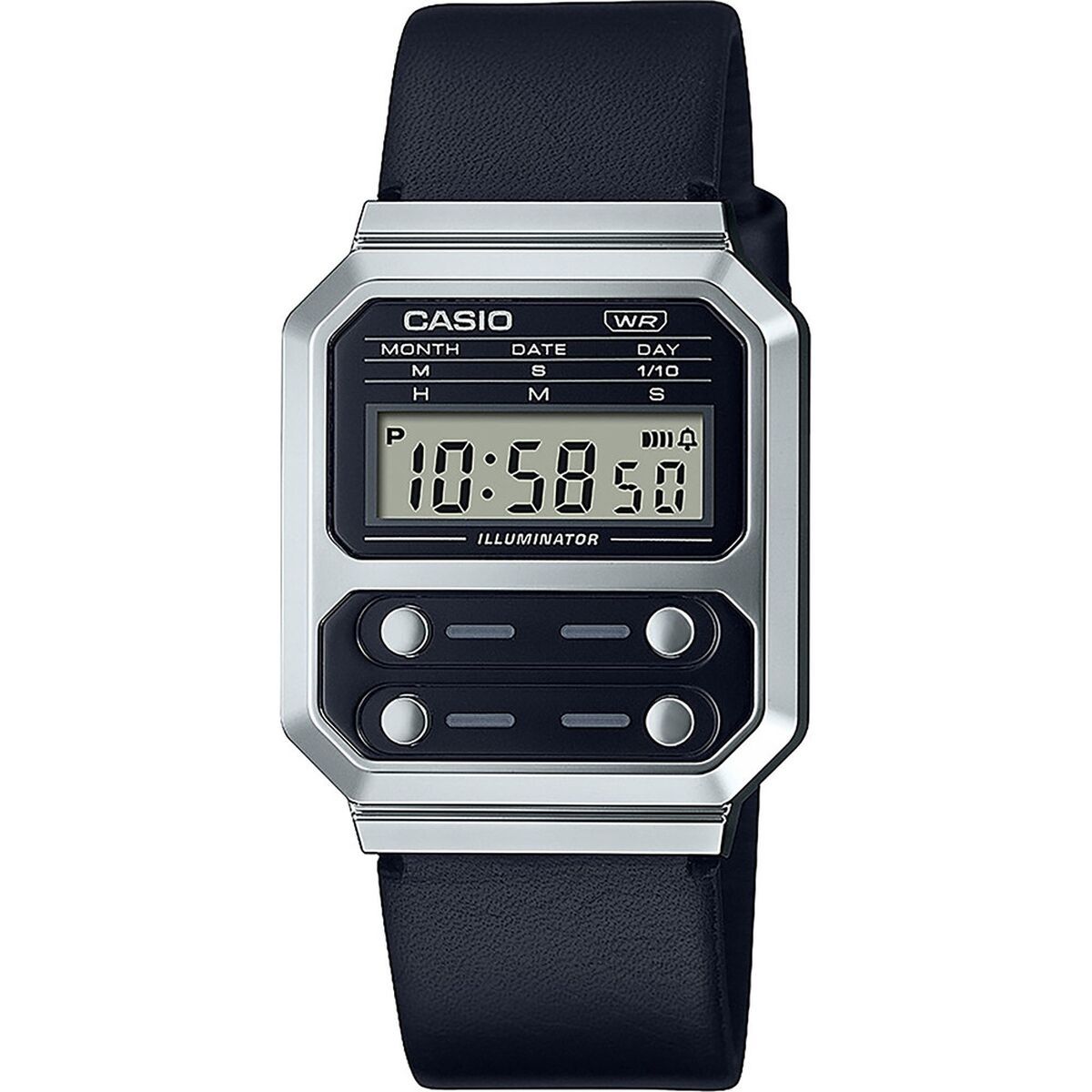 Reloj Unisex Casio F100 TRIBUTE - STEEL / BLACK ***SPECIAL PRICE*** Negro (Ø 40 mm)