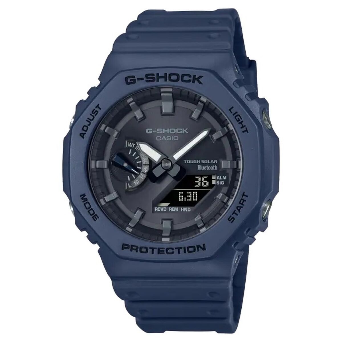 Reloj Hombre Casio NEW OAK - BLUETOOTH + TOUGH SOLAR Negro (Ø 44,5 mm) (Ø 45,5 mm)