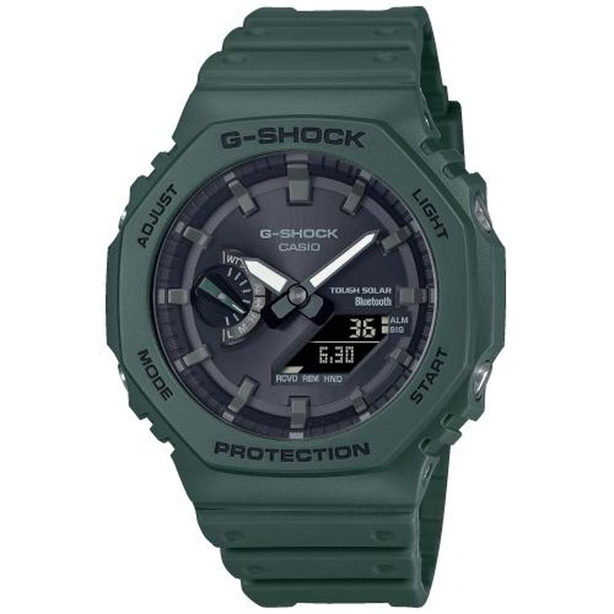 Reloj Hombre Casio NEW OAK - BLUETOOTH + TOUGH SOLAR Negro (Ø 44,5 mm) (Ø 45,5 mm)