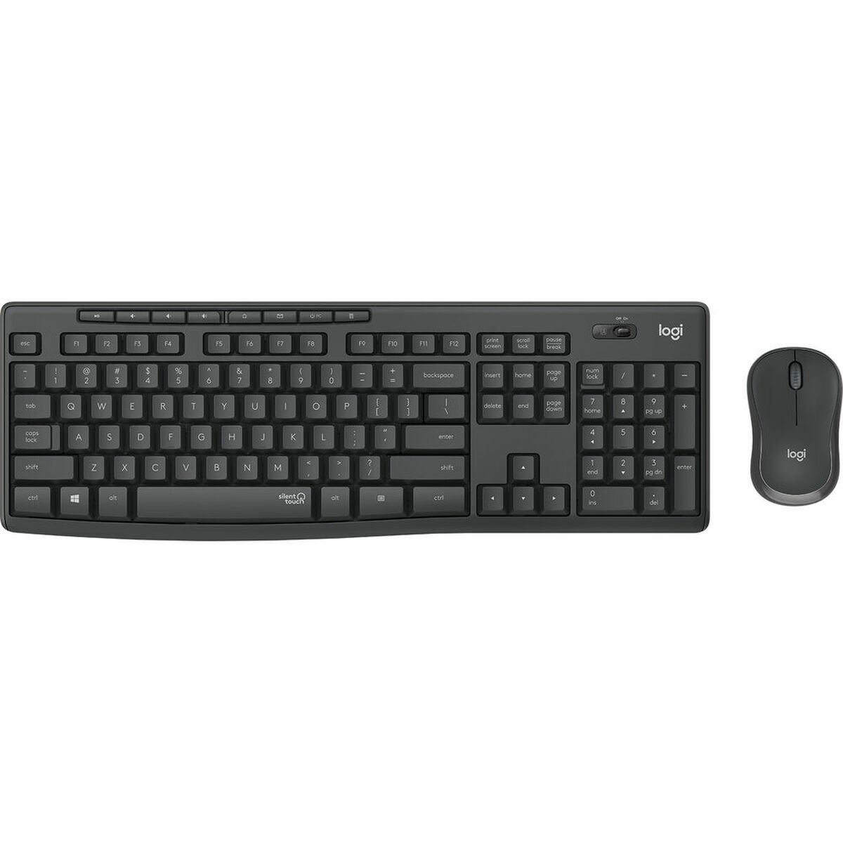Teclado y Ratón Inalámbrico Logitech MK295 Grafito Español QWERTY
