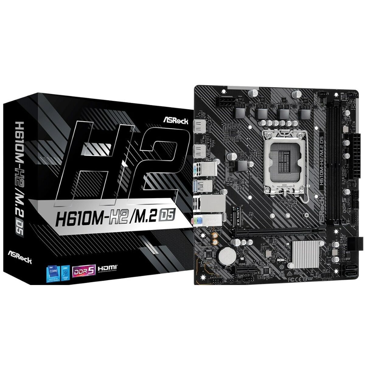 Placa Base ASRock 90-MXBML0-A0UAYZ LGA 1700 INTEL H610