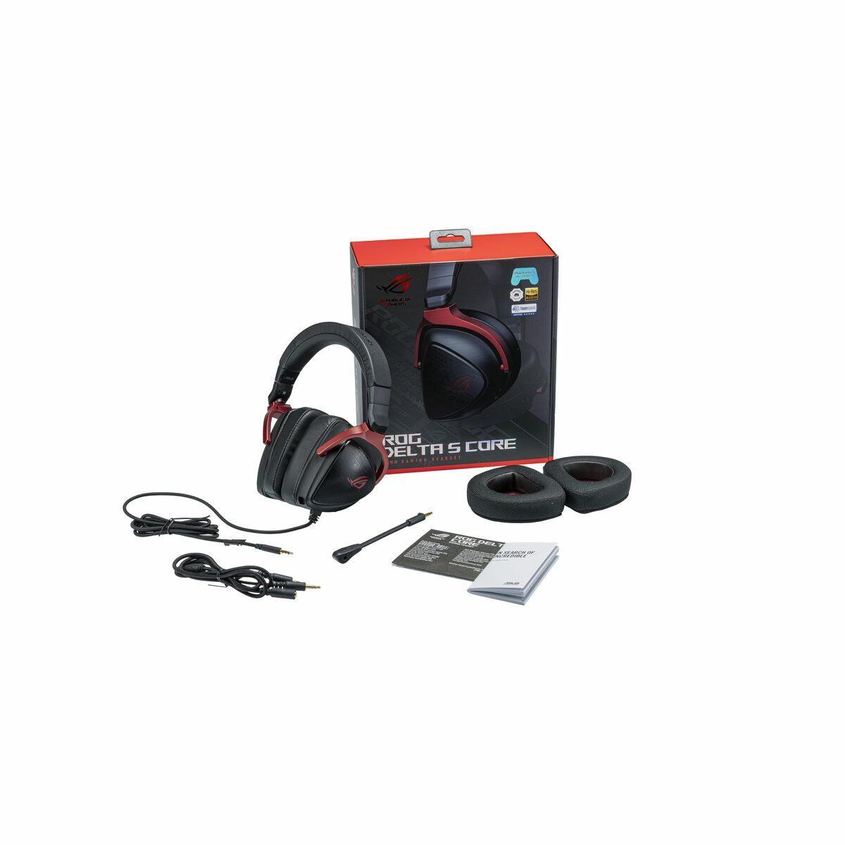 Auriculares con Micrófono Gaming Asus Delta S Core Negro