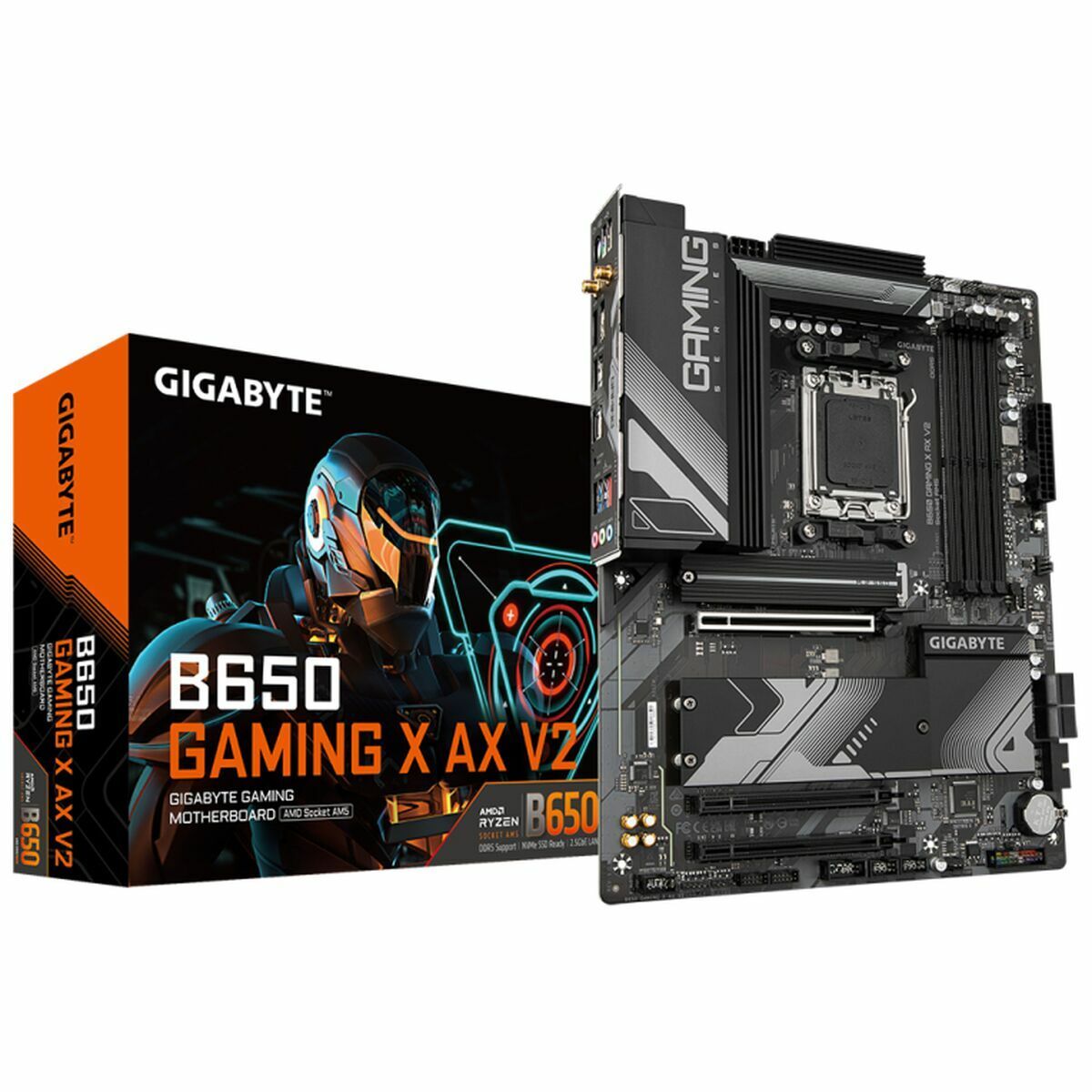 Placa Base Gigabyte B650 GAMING X AX V2 G10 AMD B650 AMD AM5