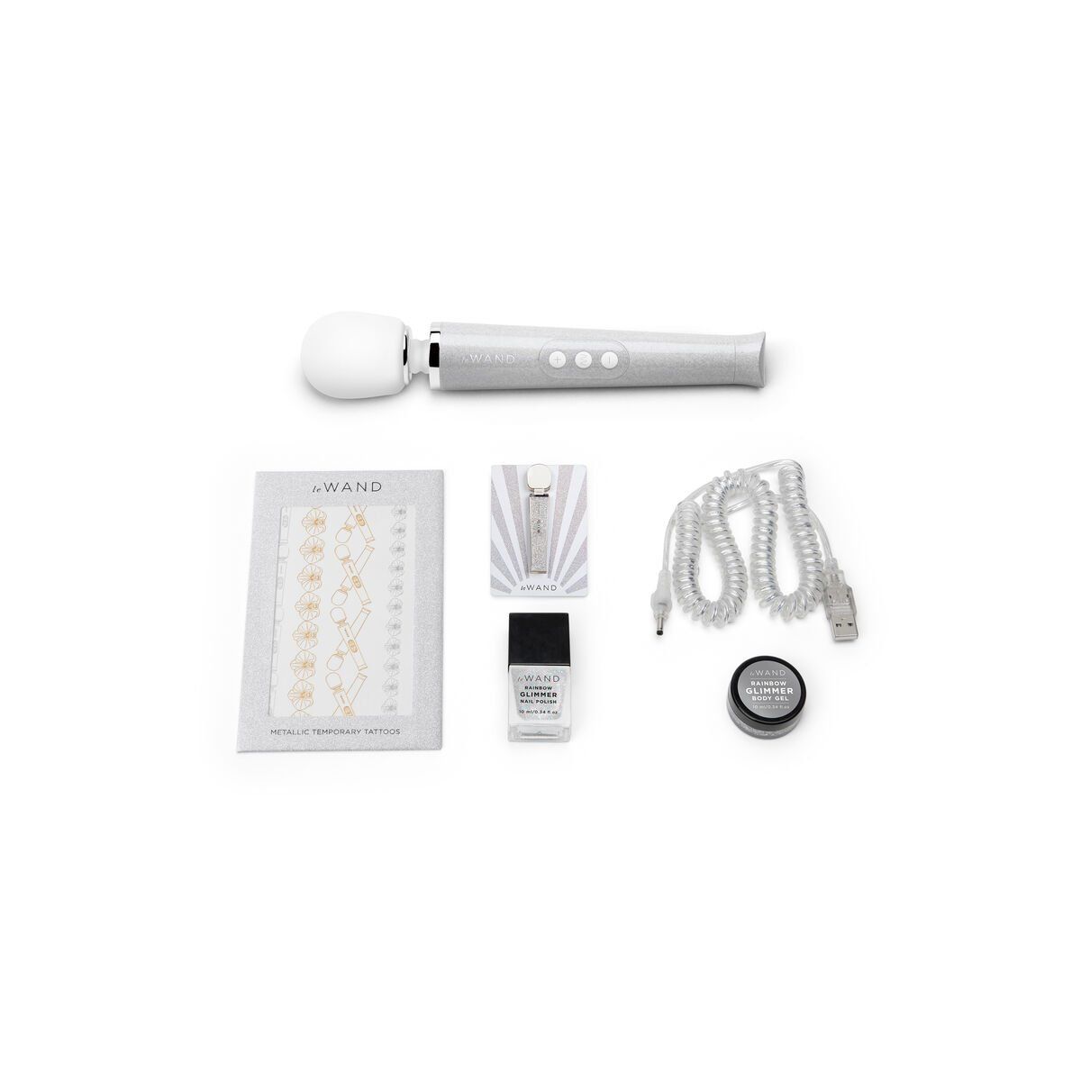 Juego Erótico Le Wand All That Glimmers Set Blanco