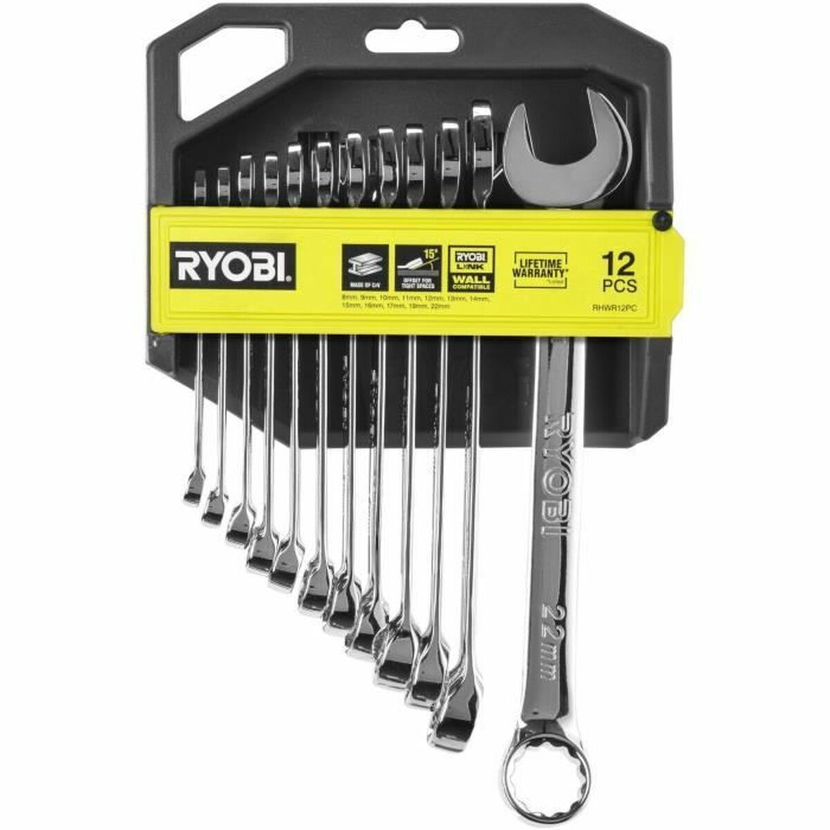 Juego de llaves de doble boca Ryobi Recovery