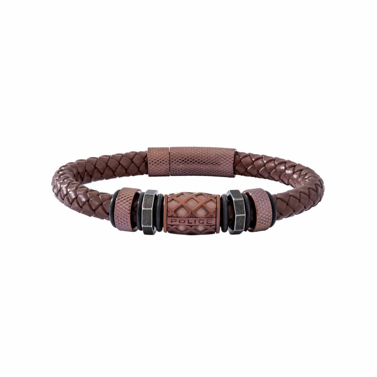 Pulsera Hombre Police Cuero 200 mm