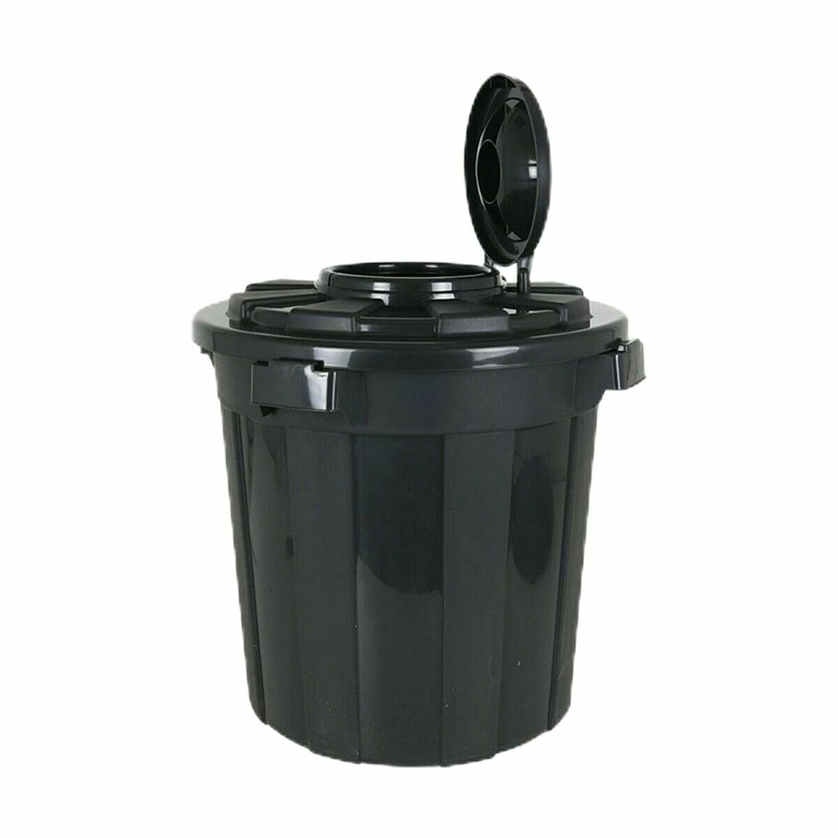 Cubo para la Basura Dem Hop Negro 50 L 6 Unidades