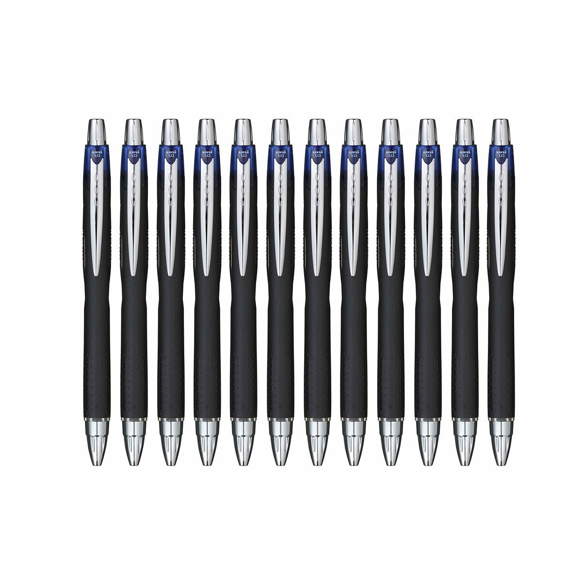 Boligrafo de tinta líquida Uni-Ball Rollerball Jetstream SXN-210 Azul 1 mm (12 Piezas)