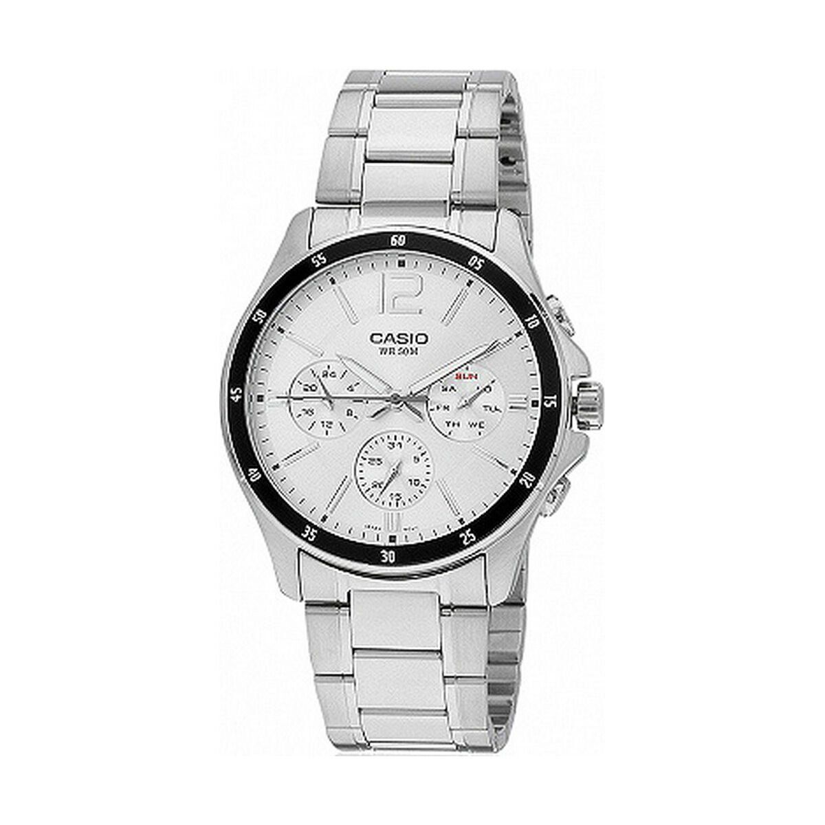 Reloj Hombre Casio COLLECTION Blanco Gris Plateado (Ø 43,5 mm) (Ø 35 mm)