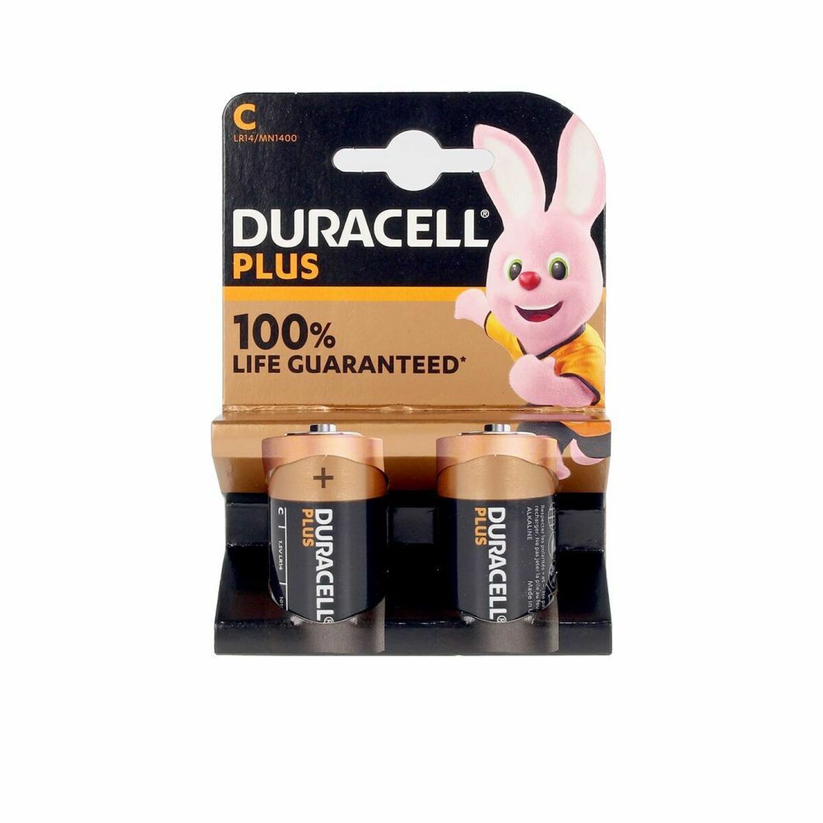 Pilas Alcalinas LR14 DURACELL Plus Power (2 uds)