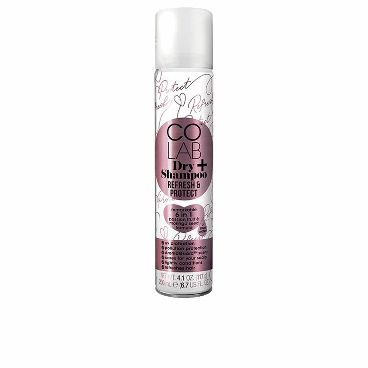 Champú en Seco Colab Dry+ 200 ml 6 en 1 Refrescante Protector