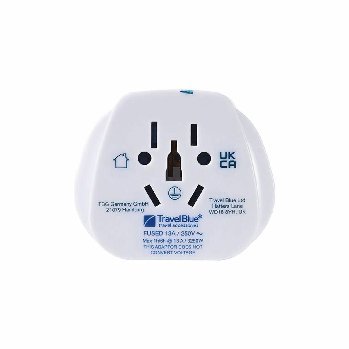 Adaptador de Enchufe Universal de Viaje Travel Blue TB-904 Reino Unido