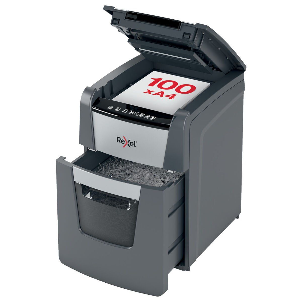 Trituradora de Papel Micro Corte Rexel Optimum Auto+ 100M Micro corte P-5 (2 x 15 mm)