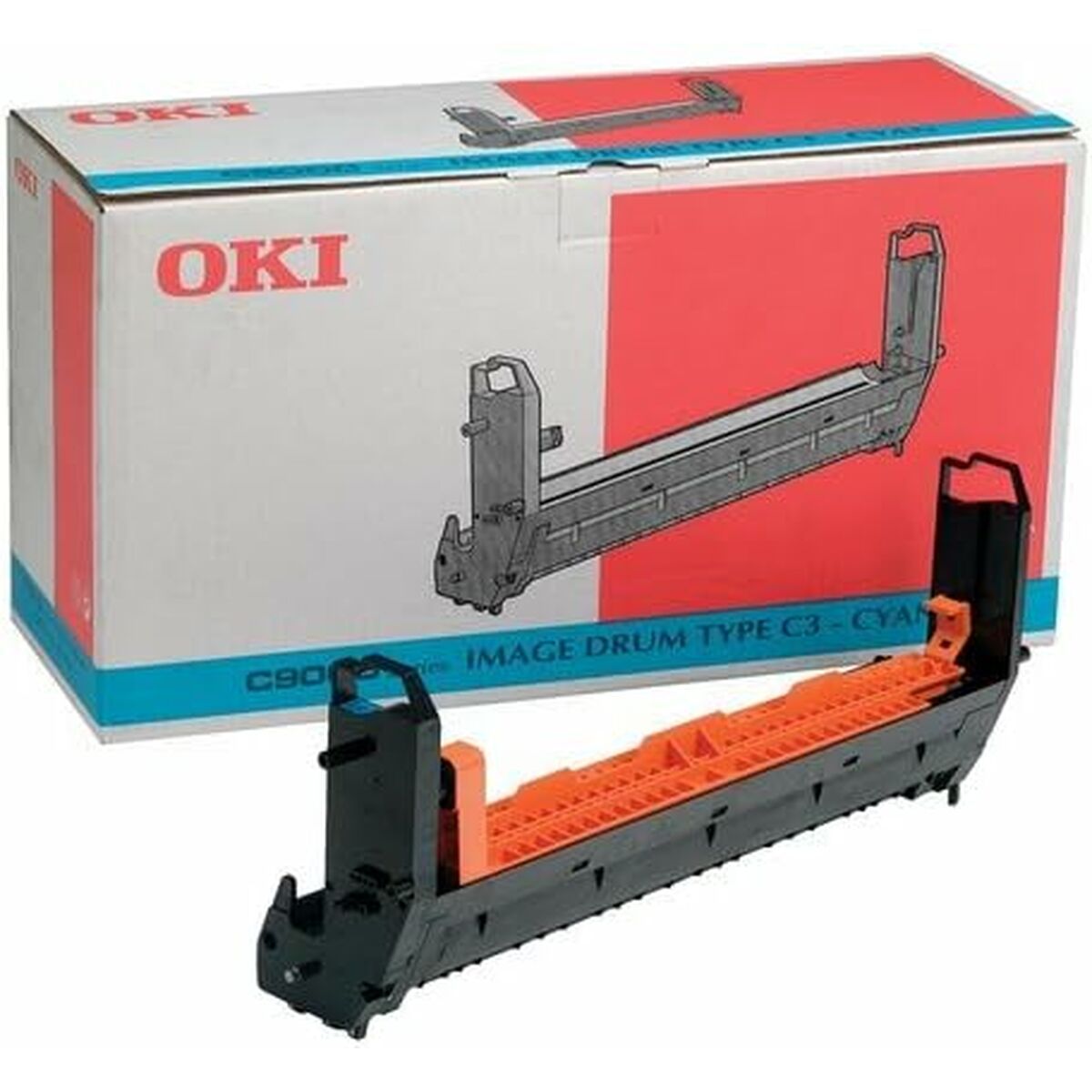 Tambor de impresora OKI 41514711 C-9000 Cian