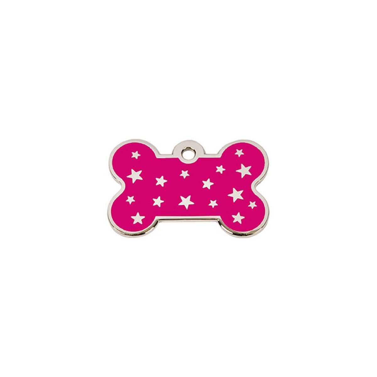 Placa identificativa para collar Imarc PetScribe Passion Rosa Plata