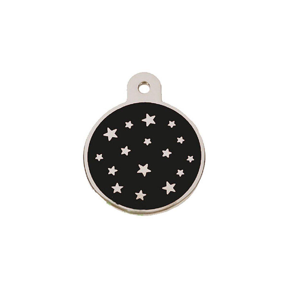 Placa identificativa para collar Imarc PetScribe Passion Negro Plata