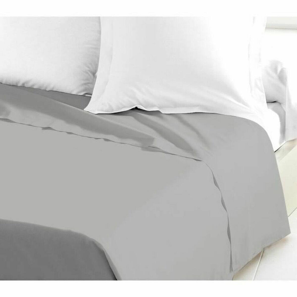 Sábana Encimera Lovely Home Gris Gris claro 180 x 290 cm